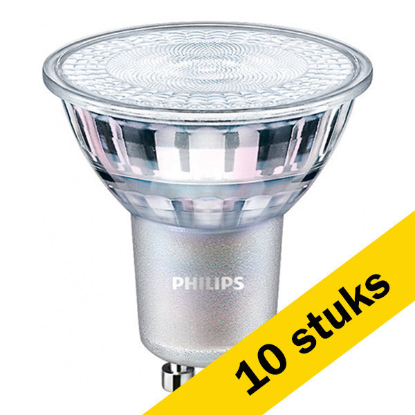 Aanbieding: 10x Philips GU10 ledspot MasterLED glas dimbaar 4,8W (50W) LPH02926 - 1