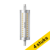 Aanbieding: 4x Philips R7S ledlamp staaflamp dimbaar 14W (100W) LPH00210 - 1