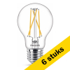Aanbieding: 6x Philips E27 filamentledlamp peer WarmGlow 5.9W (60W) LPH02534 - 1