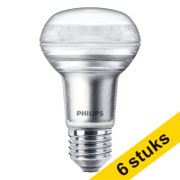 Philips Aanbieding: 6x Philips E27 ledlamp Classic reflector R63 dimbaar 4.5W (60W)  LPH00828