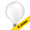 Aanbieding: 6x Philips E27 ledlamp globe G120 mat 7W (60W) LPH01365 - 1