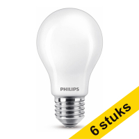 Philips Aanbieding: 6x Philips E27 ledlamp peer mat warm wit 7W (60W)  LPH02299