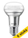 Aanbieding: 6x Philips E27 ledlamp reflector R63 2700K 3W (40W) LPH00826 - 1