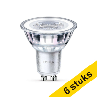 Aanbieding: 6x Philips GU10 ledspot Classic glas 4.6W (50W)
