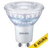 Aanbieding: 6x Philips GU10 ledspot Classic glas dimbaar 4000K 3W (35W) LPH00651 - 1