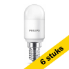 Aanbieding: 6x Philips T25 ledlamp | E14 | kogel | mat | 2700K | 3.2W (25W) LPH02462 - 1