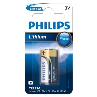 Philips CR123A Lithium batterij 1 stuk CR123A/01B 098335