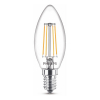 Philips E14 filament ledlamp kaars warm wit 4.3W (40W)