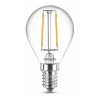 Philips E14 filament ledlamp kogel warm wit 2W (25W)