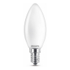 Philips E14 ledlamp kaars mat warm wit 2.2W (25W)