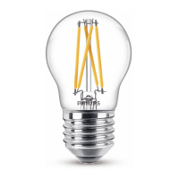 Philips E27 filament ledlamp kogel WarmGlow 1.8W (25W) 929003012101 LPH02543