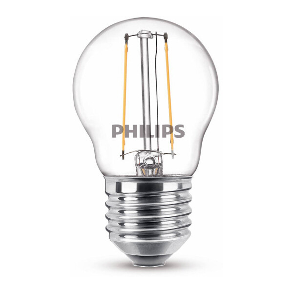 Philips E27 filament ledlamp kogel warm wit 2W (25W) 929001238755 LPH02370 - 1
