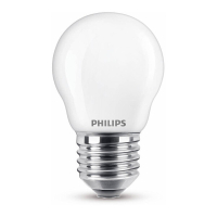 Philips E27 ledlamp kogel mat 4.3W (40W) LPH02362