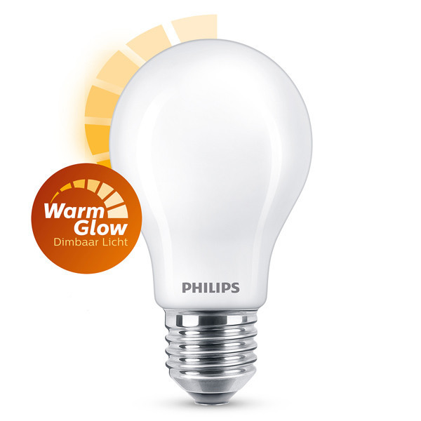 Philips E27 ledlamp peer WarmGlow mat dimbaar 5.9W (60W) 929003010401 LPH02580 - 1