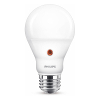 Philips E27 ledlamp peer mat dag-/nachtsensor 7.5W (60W) LPH02348