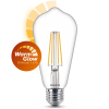 Philips Edison E27 filamentledlamp WarmGlow 5.9W (60W) LPH02539 - 1