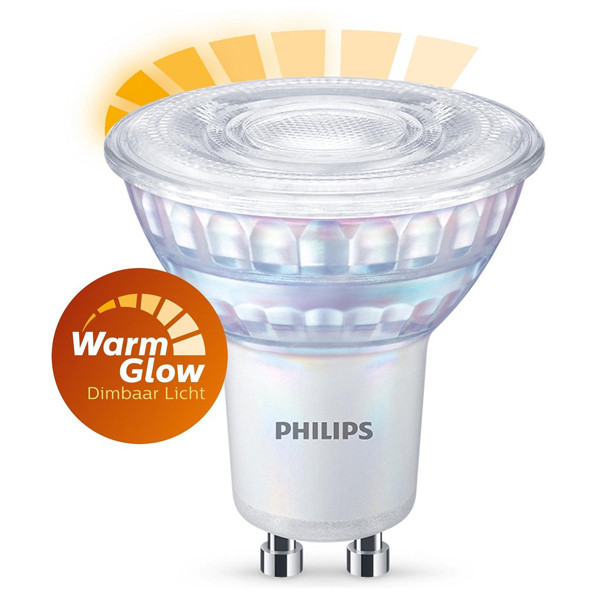Philips GU10 LED spot | WarmGlow | 2200-2700K | 6.2W (80W) LPH01271 - 1