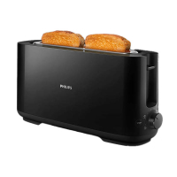 Philips HD2590/90 broodrooster zwart (8 standen) 828613