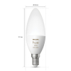 Philips Hue E14 smartlamp kaars C39 wit en RGB instelbaar zigbee 2 stuks LPH02701 - 3