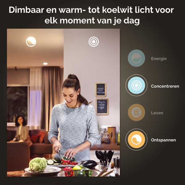 Philips Hue E14 smartlamp kaars C39 wit en RGB instelbaar zigbee 2 stuks LPH02701 - 5