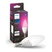 Philips Hue E14 smartlamp kaars C39 wit en RGB instelbaar zigbee LPH02700