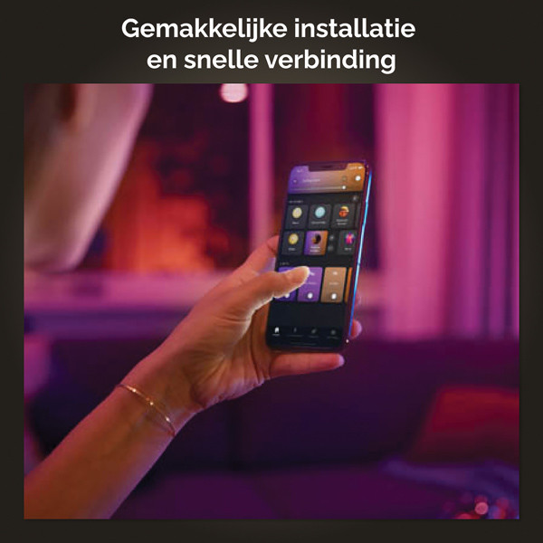 Philips Hue E14 smartlamp kaars C39 wit en RGB instelbaar zigbee LPH02700 - 7