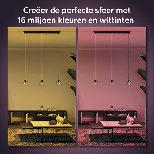 Philips Hue E14 smartlamp kogel P45 wit en RGB instelbaar zigbee LPH03365 - 5