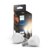 Philips Hue E14 smartlamp kogel P45 wit instelbaar zigbee 2 stuks LPH03366 - 1