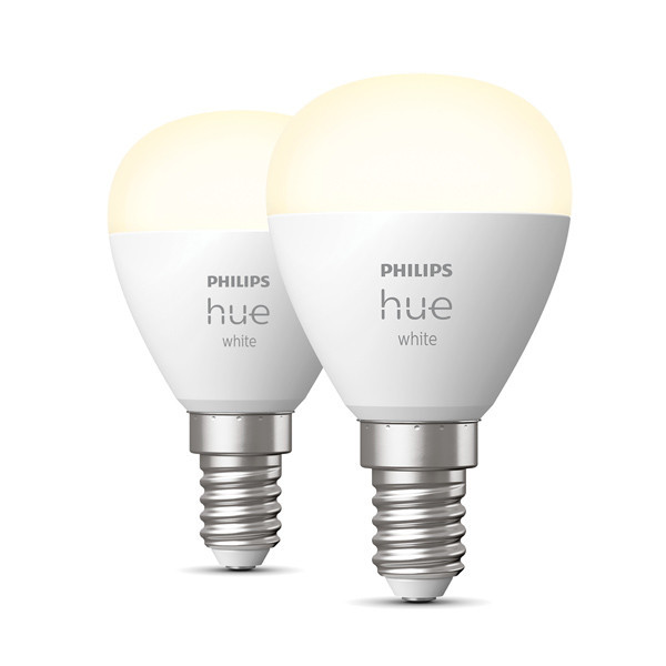 Philips Hue E14 smartlamp kogel P45 wit zigbee 2 stuks LPH02724 - 2