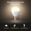 Philips Hue E14 smartlamp kogel P45 wit zigbee 2 stuks LPH02724 - 3