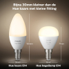 Philips Hue E14 smartlamp kogel P45 wit zigbee 2 stuks LPH02724 - 4