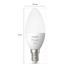 Philips Hue E14 smartlamp wit zigbee 2 stuks LPH02722 - 3