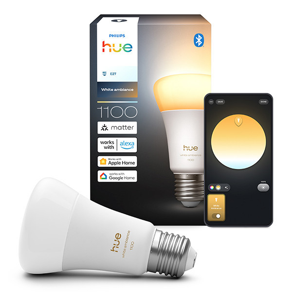 Philips Hue E27 smartlamp wit instelbaar zigbee LPH04278 - 1