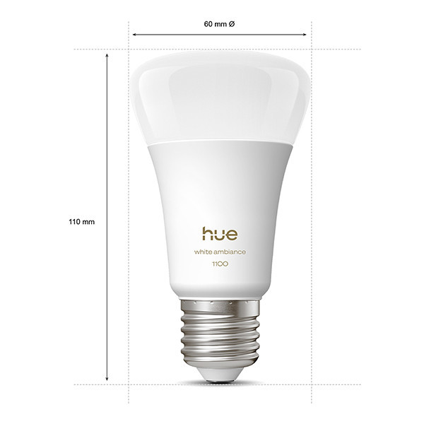 Philips Hue E27 smartlamp wit instelbaar zigbee LPH04278 - 2