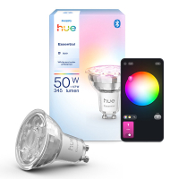 Philips Hue Essential GU10 smartlamp wit en RGB instelbaar zigbee LPH04290