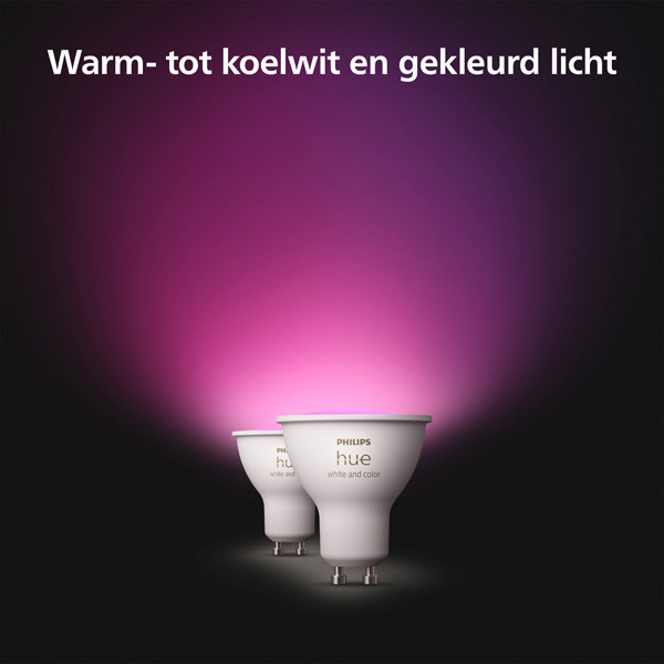 Philips Hue GU10 smartlamp PAR16 wit zigbee 2 stuks LPH03696 - 4