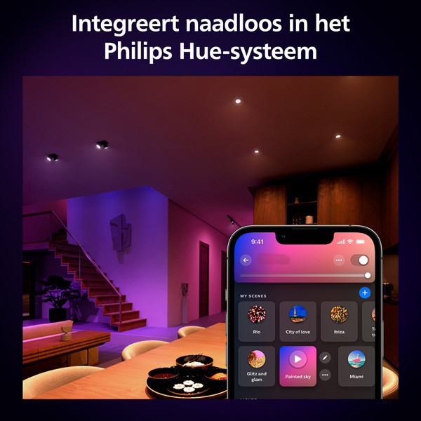 Philips Hue GU10 smartlamp PAR16 wit zigbee 2 stuks LPH03696 - 5