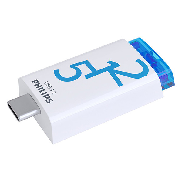 Philips USB 3.2-stick Click 512GB USB-C aansluiting 098715 - 1
