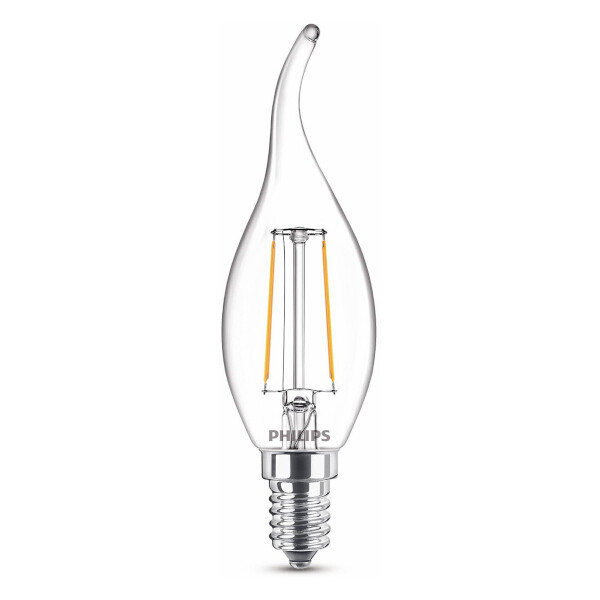 Philips ledlamp | E14 | Sierkaars | Filament | 2700K | 2W (25W) 929001238455 LPH02443 - 1