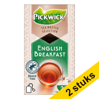 Aanbieding: 2x Pickwick Master Selection English Breakfast thee (4 x 25 stuks)