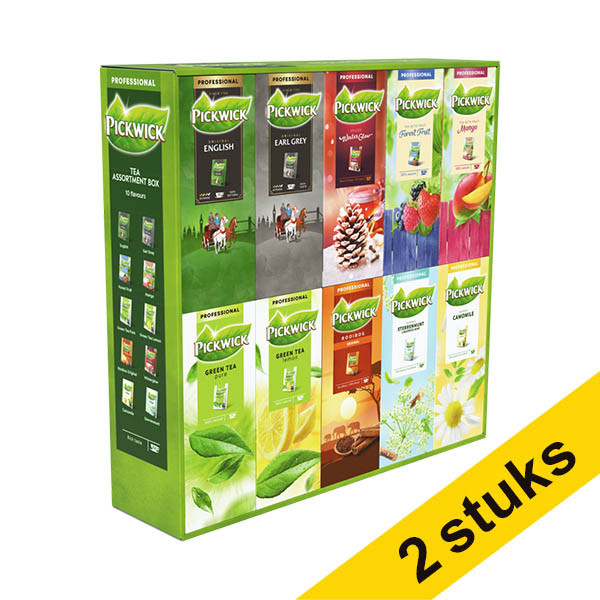 Aanbieding: 2x Pickwick Professional Tea Top 10 theeselectie (250 stuks) 423571 Aanbieding: 2x Pickwick Professional Tea Top 10 theeselectie (250 stuks) 423571 - 1