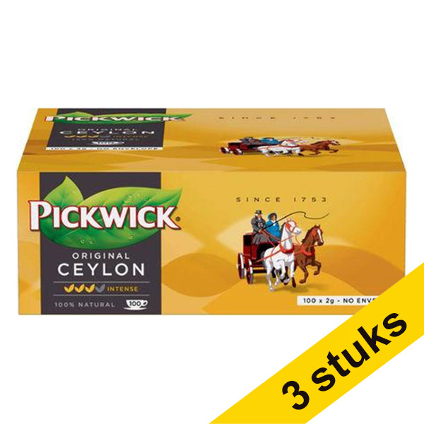 Aanbieding: 3x Pickwick Professional Ceylon thee zonder individuele verpakking (100 stuks) 404300 - 1