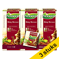Aanbieding: 3x Pickwick Professional Minty Morocco thee (3 x 25 stuks)
