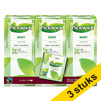 Aanbieding: 3x Pickwick Professional Munt thee (3 x 25 stuks)