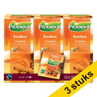 Aanbieding: 3x Pickwick Professional Rooibos Original thee (3 x 25 stuks)
