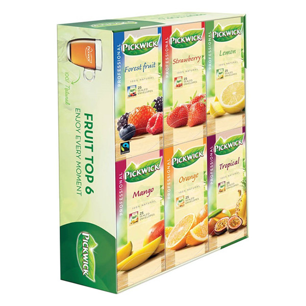 Pickwick Professional Fruit Top 6 theeselectie (150 stuks)  421006 - 1