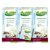 Pickwick Professional Sterrenmunt thee (3 x 25 stuks)  421014