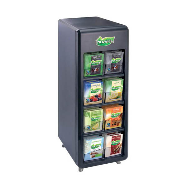 Pickwick Professional Theedispenser 8 vaks (inclusief 8 smaken thee) 423576 - 2