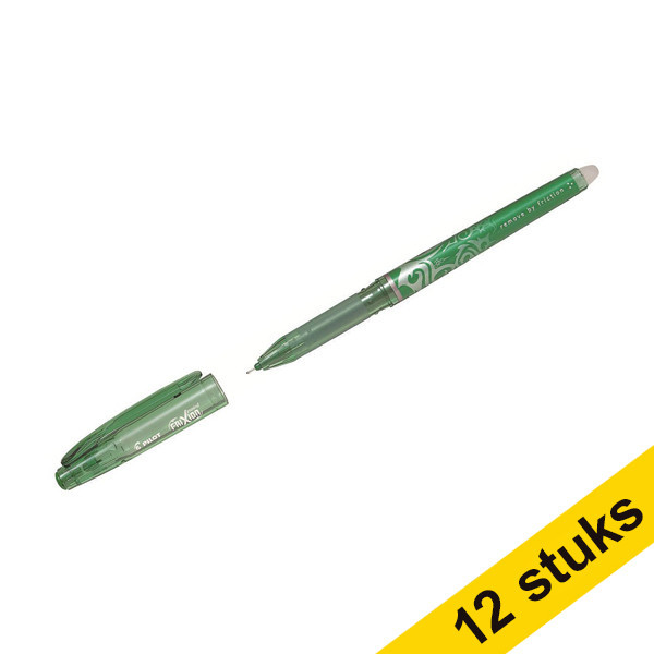 Aanbieding: 12x Pilot Frixion Point rollerpen groen 240088 - 1