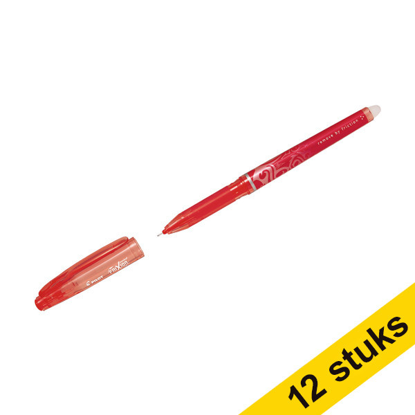 Aanbieding: 12x Pilot Frixion Point rollerpen rood 240089 - 1